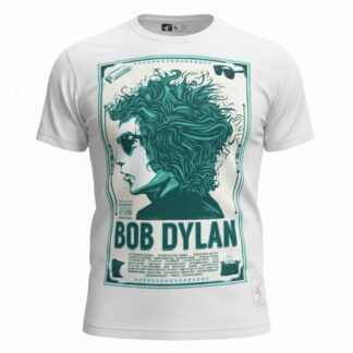 Camiseta Bob Dylan 'Poet of the Highway' Edition - Premium Urban White - Ciervo Negro