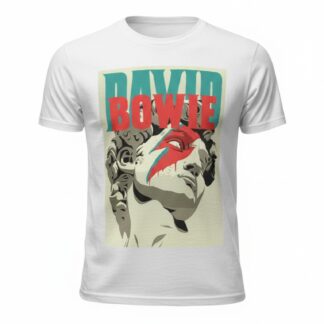 Camiseta David Bowie 'Renaissance Lightning' - Premium Art Edition - Ciervo Negro