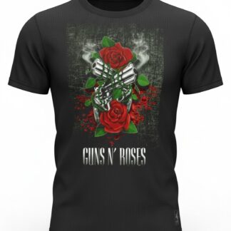 Camiseta Guns N' Roses 'Industrial Reimagined' - Premium Boutique Edition - Ciervo Negro