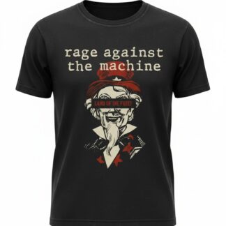 Camiseta RATM 'Land of the Free?' - Premium Onyx Black - Ciervo Negro