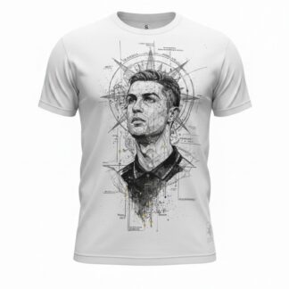 Camiseta Cristiano Ronaldo "Astro & Compás" - Futbol Edition - Ciervo Negro