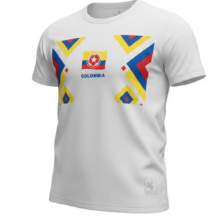 Camiseta Colombia Retro 90s - Futbol Edition - Ciervo Negro