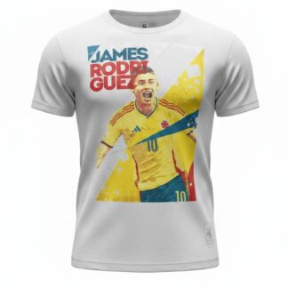 Camiseta James Rodríguez "The Golden Boy" - Futbol Edition - Ciervo Negro