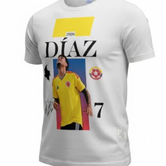 Camiseta Luis Díaz "Minimal Editorial" - Futbol Edition - Ciervo Negro